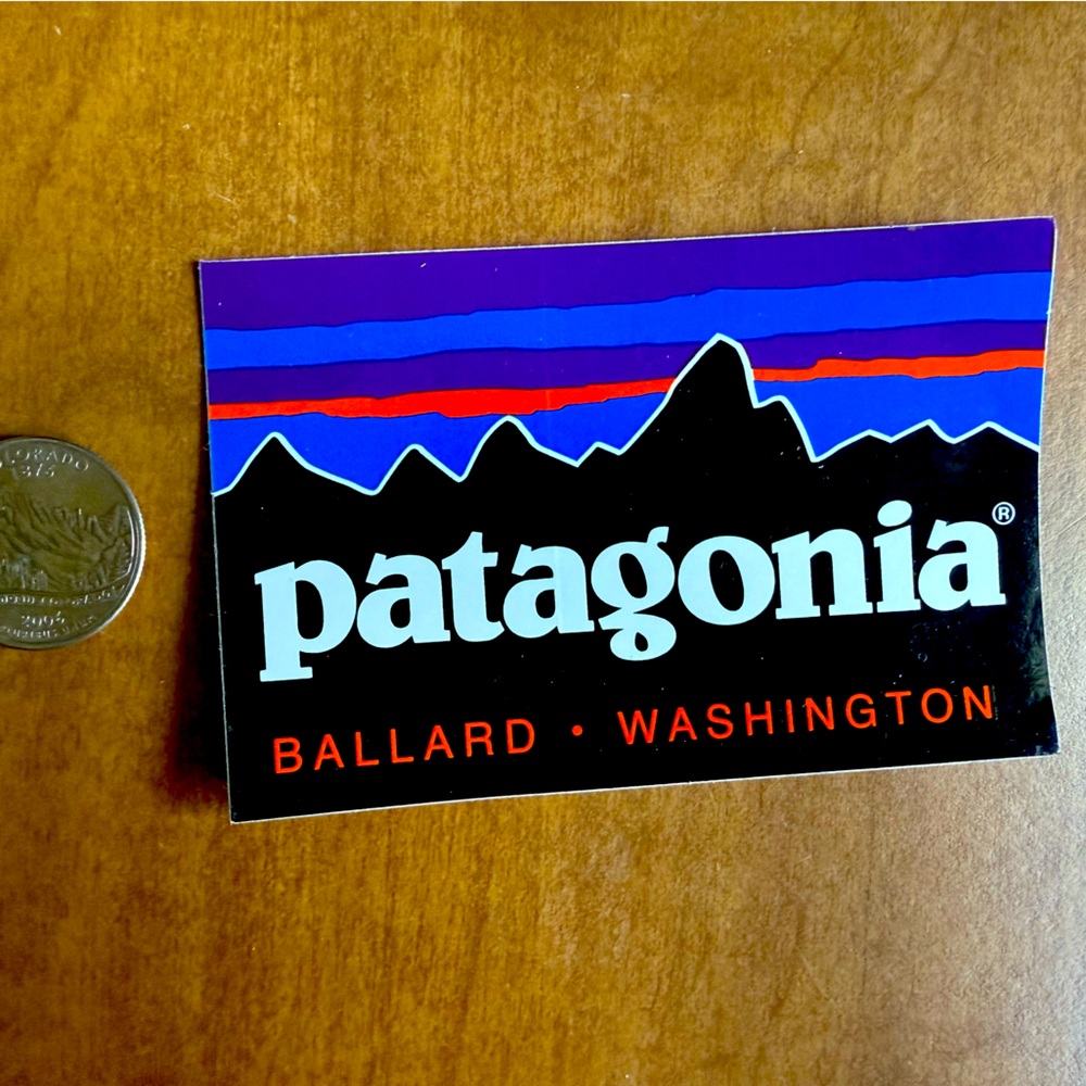 Patagonia Ballard Washington WA sticker